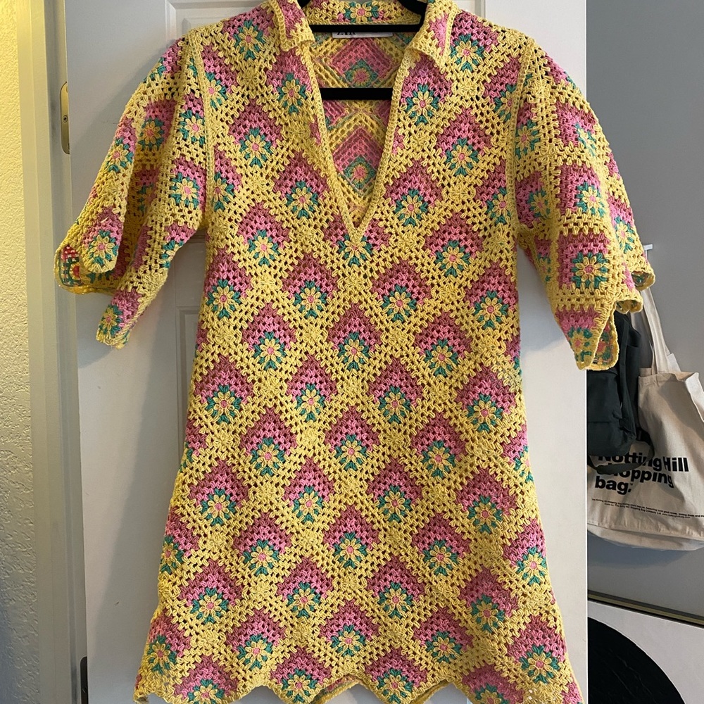 Zara crochet summer dress